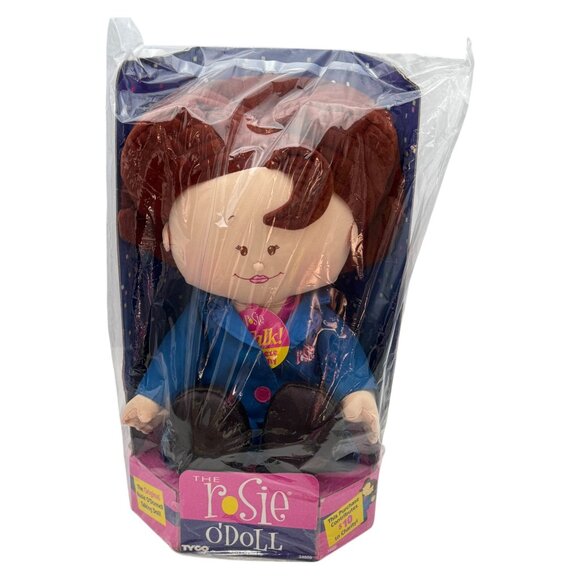 Tyco Rosie O'Donnell Doll Talking Vintage 1997 16 in Plush Boxed New - Picture 1 of 2